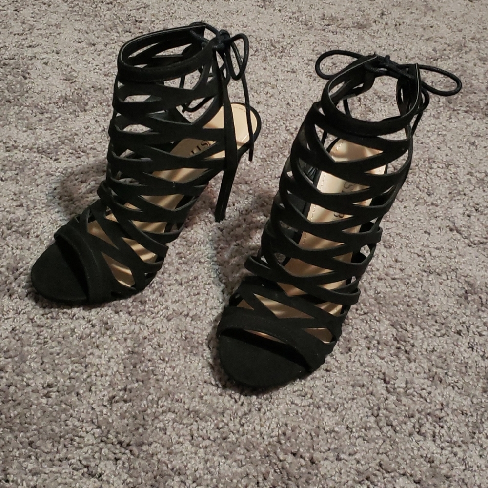 Lace up heels